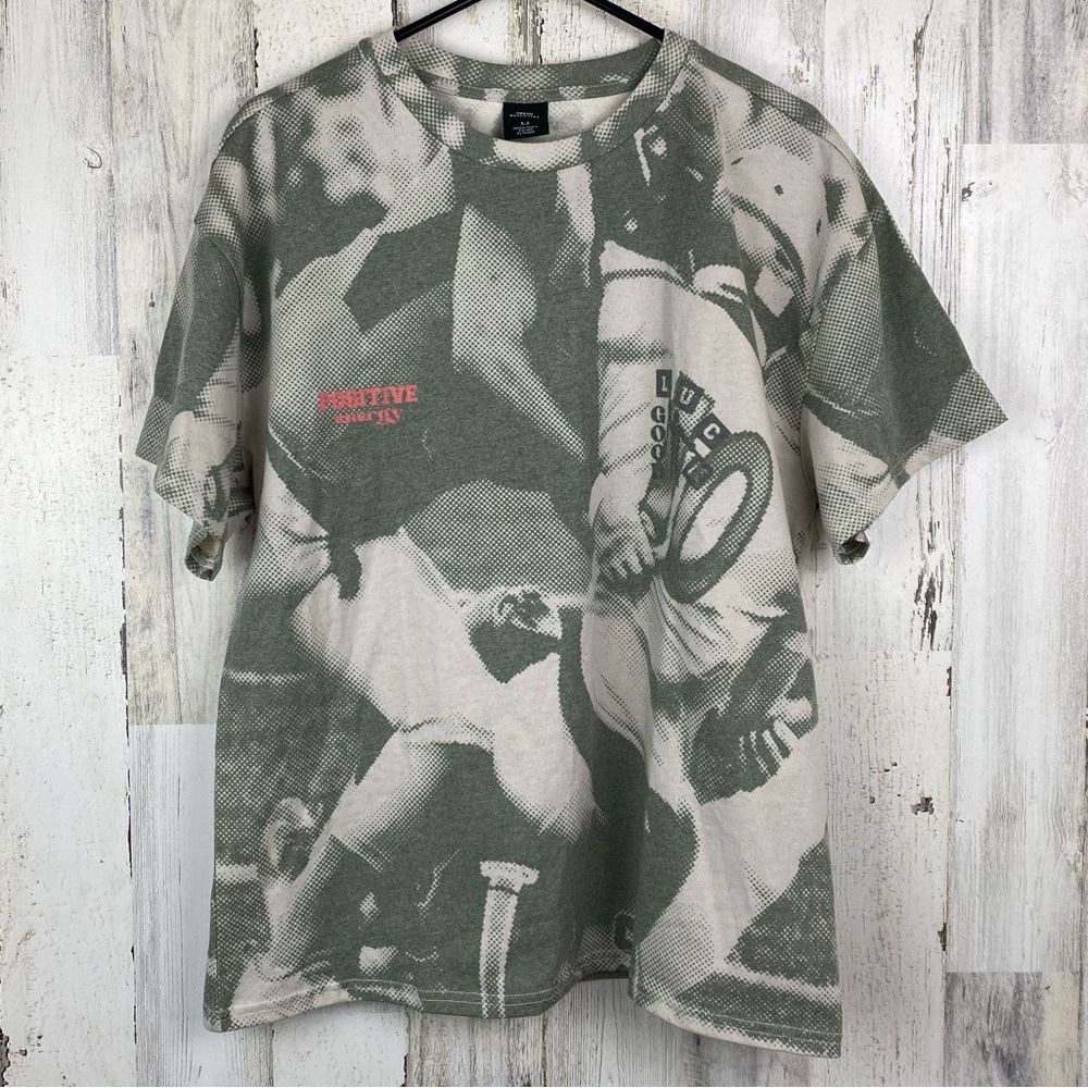 Urban Outfitters | Oversized Football Shirt Good Luck Positive Energy